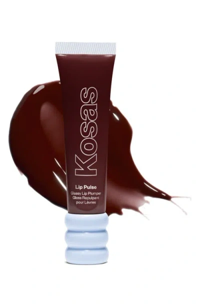 Kosas Lip Pulse Glassy Lip Plumper In Burgundy