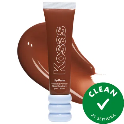 Kosas Lip Pulse Glassy Lip Plumper In Brown