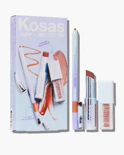 Kosas Plump & Juicy Lips Trio In White