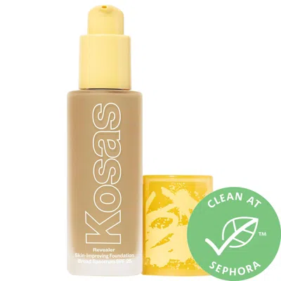 KOSAS REVEALER SKIN-IMPROVING FOUNDATION SPF 25 WITH HYALURONIC ACID AND NIACINAMIDE LIGHT MEDIUM NEUTRAL 