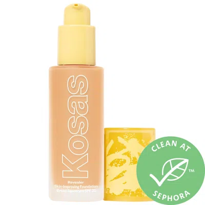KOSAS REVEALER SKIN-IMPROVING FOUNDATION SPF 25 WITH HYALURONIC ACID AND NIACINAMIDE LIGHT MEDIUM NEUTRAL 