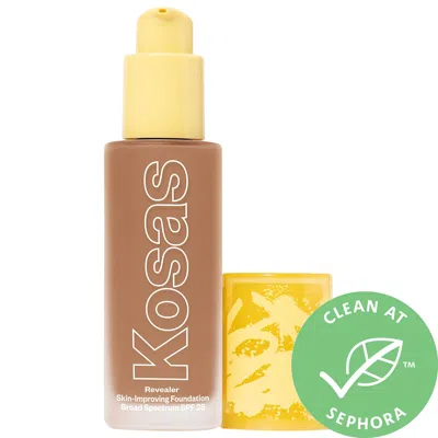 KOSAS REVEALER SKIN-IMPROVING FOUNDATION SPF 25 WITH HYALURONIC ACID AND NIACINAMIDE MEDIUM DEEP NEUTRAL 3