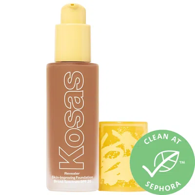 KOSAS REVEALER SKIN-IMPROVING FOUNDATION SPF 25 WITH HYALURONIC ACID AND NIACINAMIDE MEDIUM DEEP NEUTRAL C