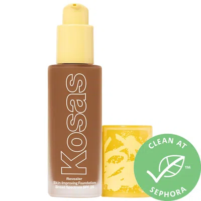 KOSAS REVEALER SKIN-IMPROVING FOUNDATION SPF 25 WITH HYALURONIC ACID AND NIACINAMIDE MEDIUM DEEP NEUTRAL O