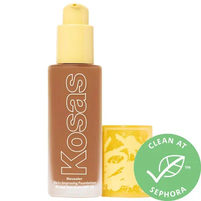 KOSAS REVEALER SKIN-IMPROVING FOUNDATION SPF 25 WITH HYALURONIC ACID AND NIACINAMIDE MEDIUM DEEP NEUTRAL W