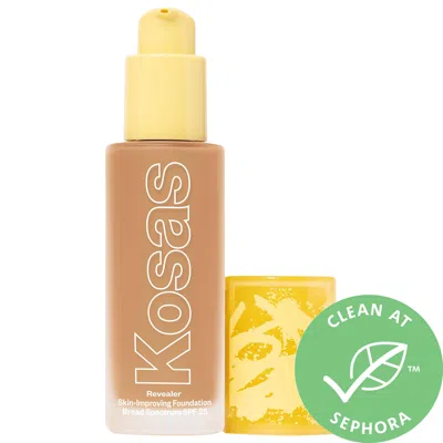 KOSAS REVEALER SKIN-IMPROVING FOUNDATION SPF 25 WITH HYALURONIC ACID AND NIACINAMIDE MEDIUM NEUTRAL 220 1 