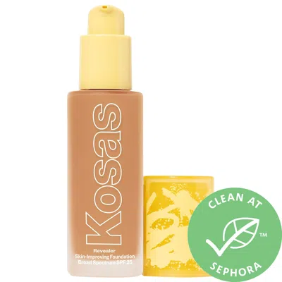 KOSAS REVEALER SKIN-IMPROVING FOUNDATION SPF 25 WITH HYALURONIC ACID AND NIACINAMIDE MEDIUM TAN WARM 250 1