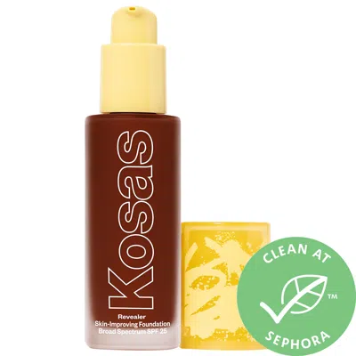 KOSAS REVEALER SKIN-IMPROVING FOUNDATION SPF 25 WITH HYALURONIC ACID AND NIACINAMIDE RICH DEEP COOL 420 1 