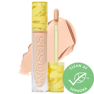 KOSAS REVEALER SUPER CREAMY + BRIGHTENING CONCEALER WITH CAFFEINE AND HYALURONIC ACID TONE 3.8 N 0.20 OZ