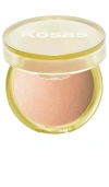 Kosas The Sun Show Glowy Warmth Talc-free Baked Bronzer In 波纹