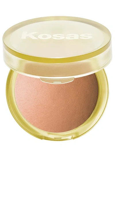 Kosas The Sun Show Glowy Warmth Talc-free Baked Bronzer In Beachy