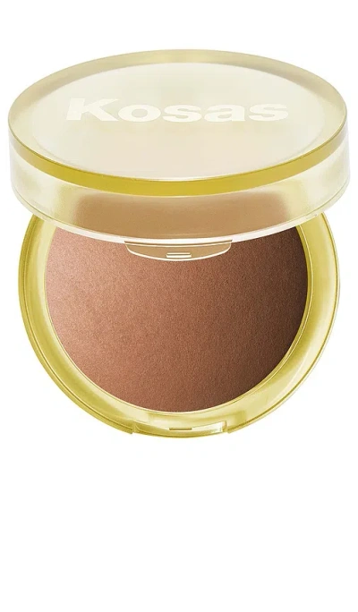 Kosas The Sun Show Glowy Warmth Talc-free Baked Bronzer In Escape