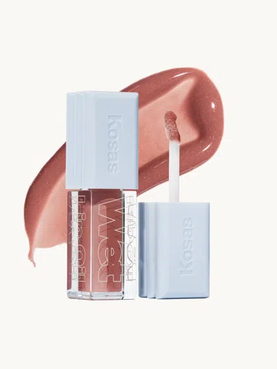 Kosas Wet Lip Oil Gloss Unbuttoned In Transparent
