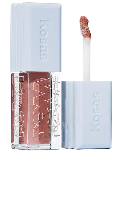 Kosas Wet Lip Oil Plumping Treatment Gloss In Unbuttoned