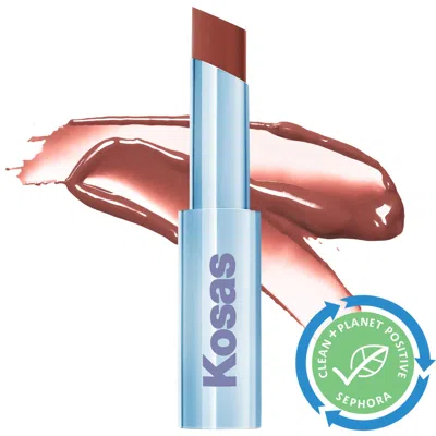 Kosas Wet Stick Moisturizing Shiny Sheer Lipstick With Ceramides Tropic Bliss 0.10 oz / 3 G
