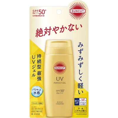 Kose Unisex Suncut Uv Perfect Gel Super Water Proof Spf 50+ 2.82 oz 4971710577266