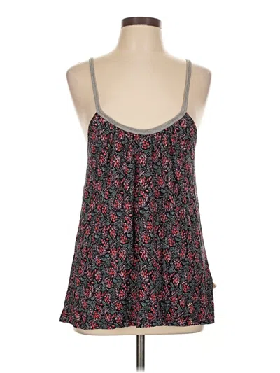 Pre-owned Kosiuko Tank Top Black Halter Neckline Tops