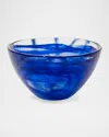 Kosta Boda Contrast Small Bowl In Blue