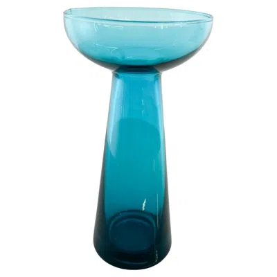 Pre-owned Kosta Boda 1960s Light Blue Scandinavian Modern Art Glass Bud Vase