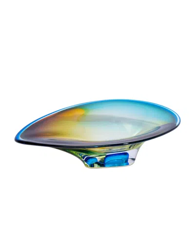 KOSTA BODA 4" MIRAGE ART DISH CRYSTAL GLASS