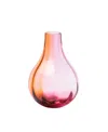 Kosta Boda Iris Vase In Pink,amber