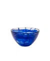 Kosta Boda Contrast Small Bowl In Blue