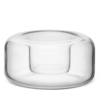 Kosta Boda Amber Happy Votive Holder In Transparent
