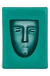Kosta Boda Azur Frost Crystal Decor In Green