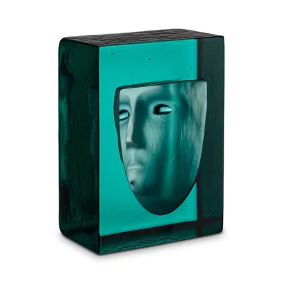 Kosta Boda Azur Frost Petrol In Blue