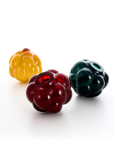 Kosta Boda Berry Tales Glass Sculpture In Amber