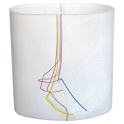 Pre-owned Kosta Boda Bertil Vallien Rainbow Vase,  Swedish Art Glass In Transparent