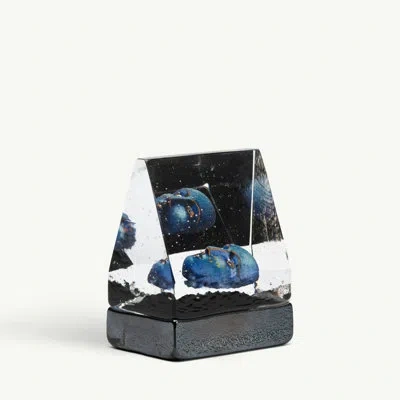Kosta Boda Black Elements House Of Mystery Blue In Multi
