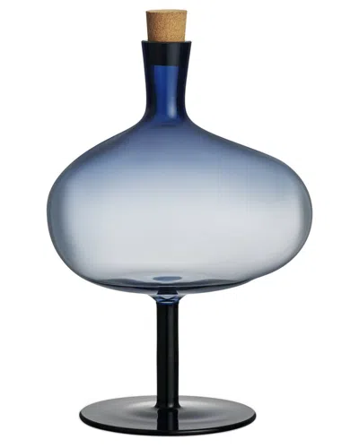 Kosta Boda Bod Bottle Midnight Large In Multi