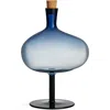 Kosta Boda Bod Large Bottle In Blue