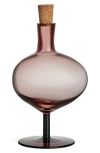 Kosta Boda Bod Medium Bottle In Burgundy