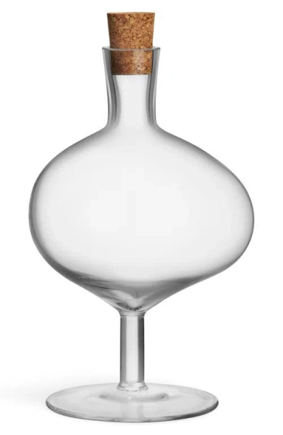Kosta Boda 11'' Bod Bottle Crystal Glass Vase In Clear