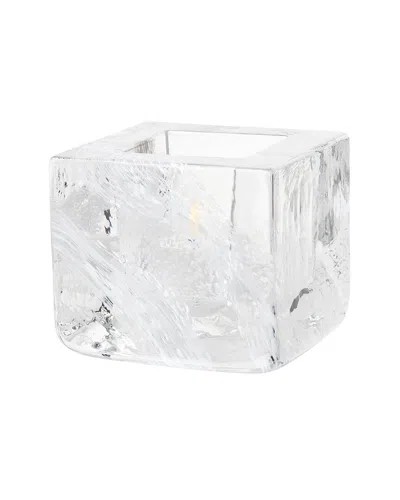 Kosta Boda Brick Votive In White