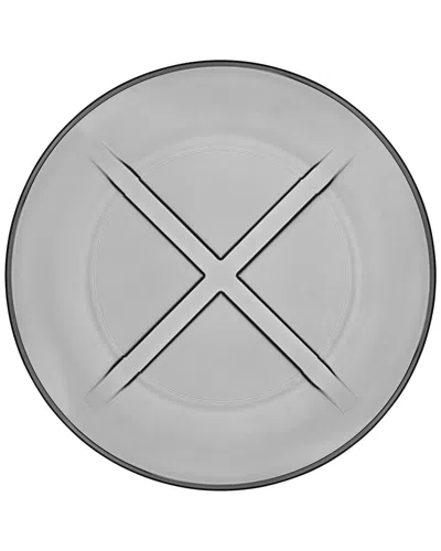 Kosta Boda Bruk Salad Plate In Gray
