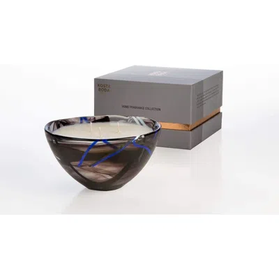 Kosta Boda Candle (black, Small, Blushing Pink) In Gray