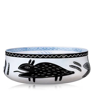Kosta Boda Caramba Dish In White