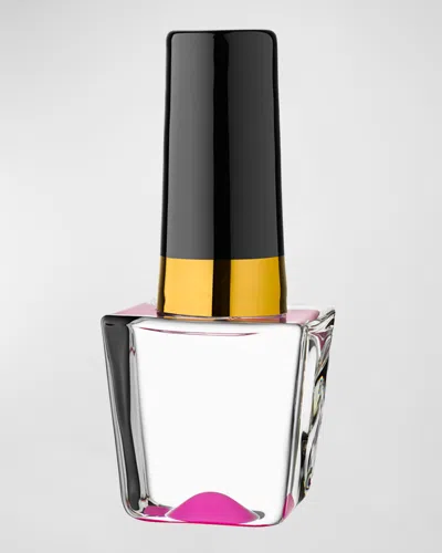 Kosta Boda Cerise Nail Polish Sculpture, 7.5" In White