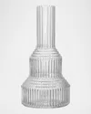 Kosta Boda Clear Pavilion Vase In Transparent