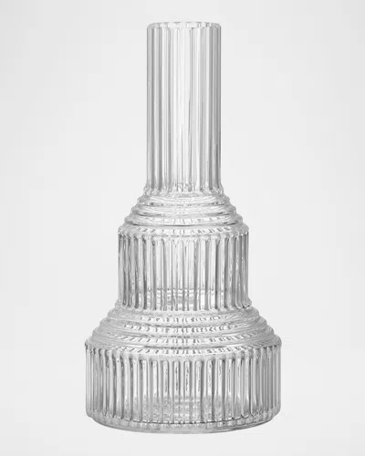Kosta Boda Clear Pavilion Vase In Transparent