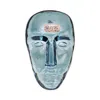 Kosta Boda Companion Hope Glass Mask Sculpture In Blue
