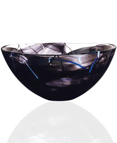 Kosta Boda Contrast 5" Bowl In Black