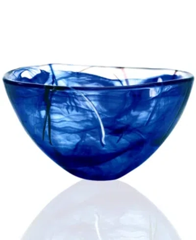 Kosta Boda Contrast 5" Bowl In Blue