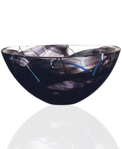 Kosta Boda Contrast 6.25" Bowl In Black