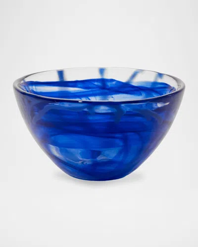KOSTA BODA CONTRAST BOWL BLUE, SMALL