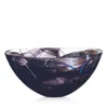 Kosta Boda Contrast Black Bowl, Large In Black