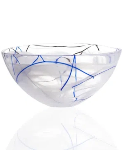 Kosta Boda Contrast Large Bowl, White